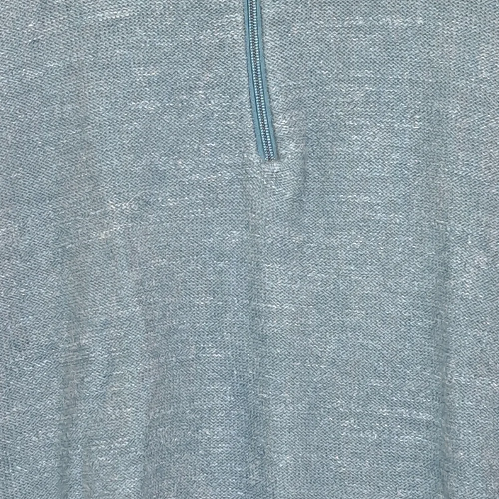 L.L. Bean Men's Teal Zip-Up Sweater Men's Large #121 - Picture 3 of 7